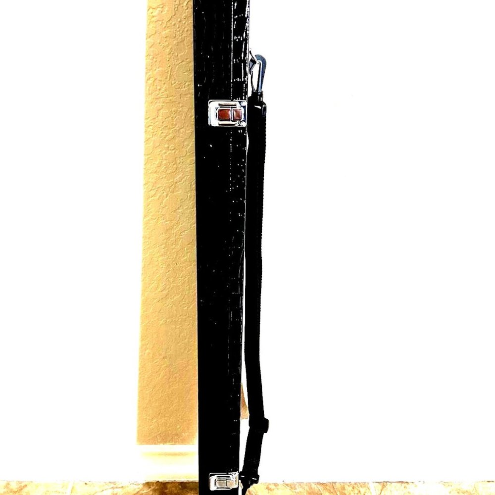 3-violin /viola/cello Bow Case ,light Strong With Latches And Handle